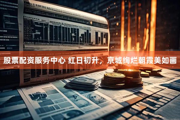 股票配资服务中心 红日初升，京城绚烂朝霞美如画